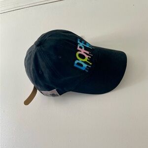 Custom made “Dope” black adjustable hat